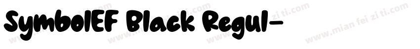 SymbolEF Black Regul字体转换